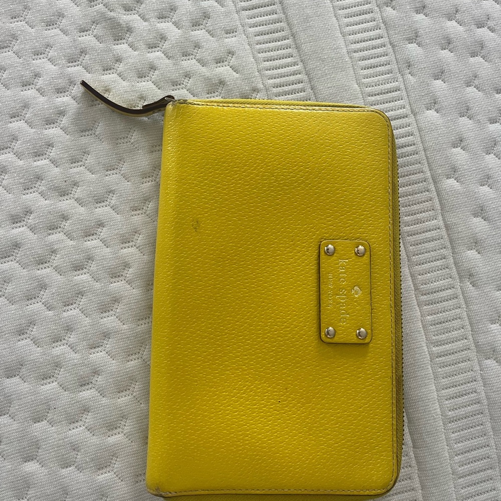 Kate Spade Sunny Yellow Zip Wallet